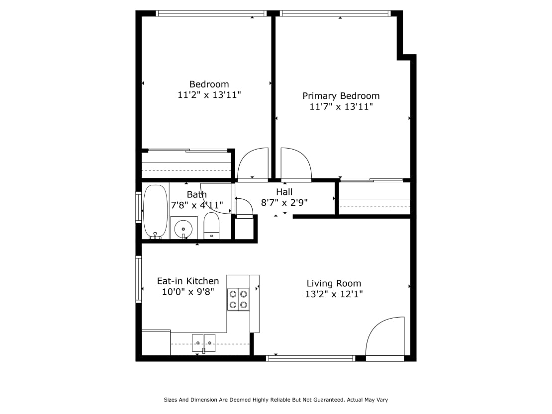 14616 Osage Floor Plan  - Unit B