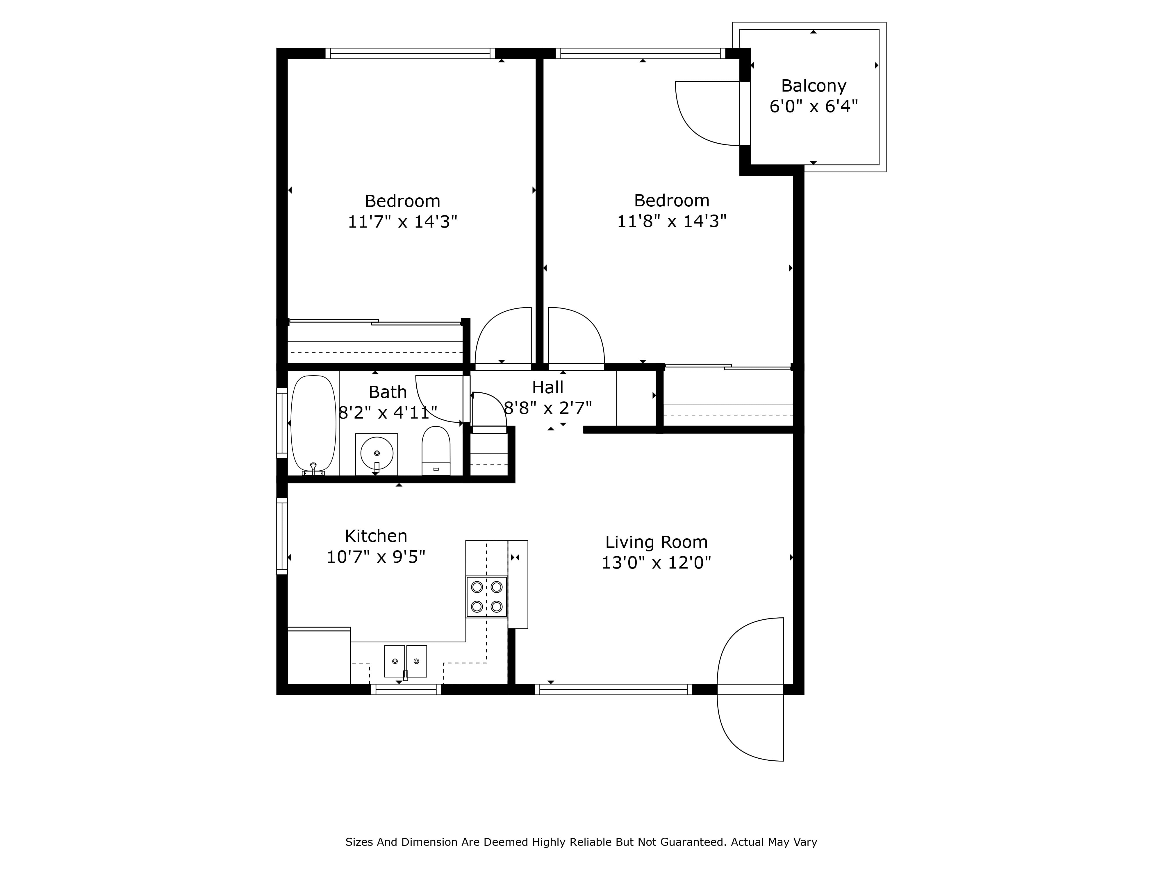 14616 Osage Unit D Floor Plan
